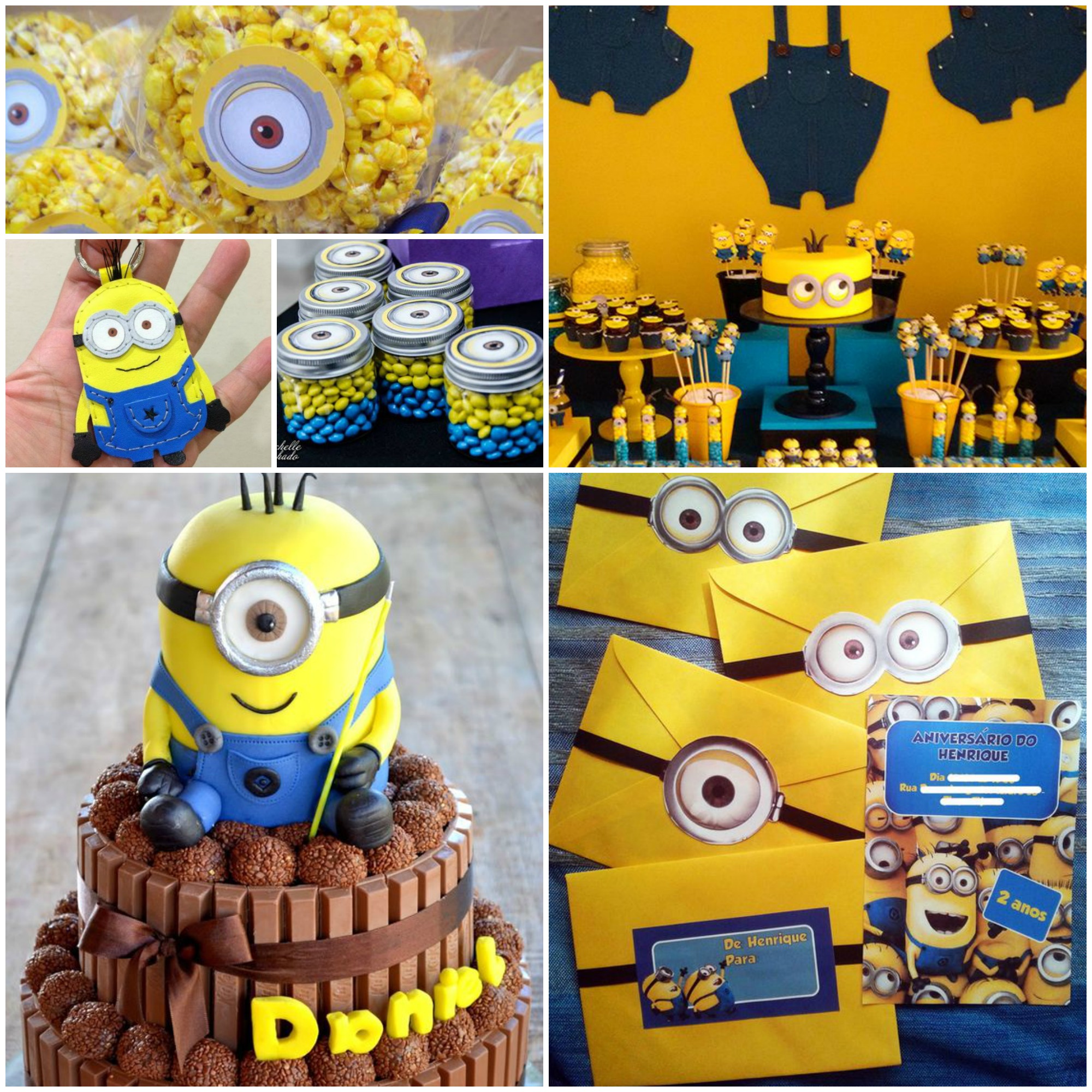 Decoração de Festa Infantil com o Tema Minions