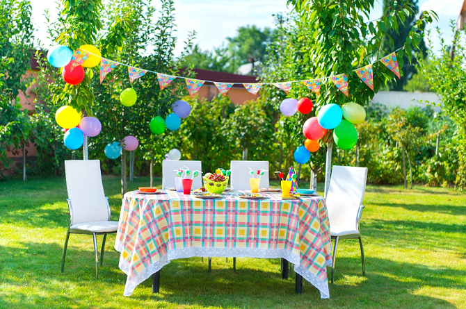 Festa Infantil no quintal de casa