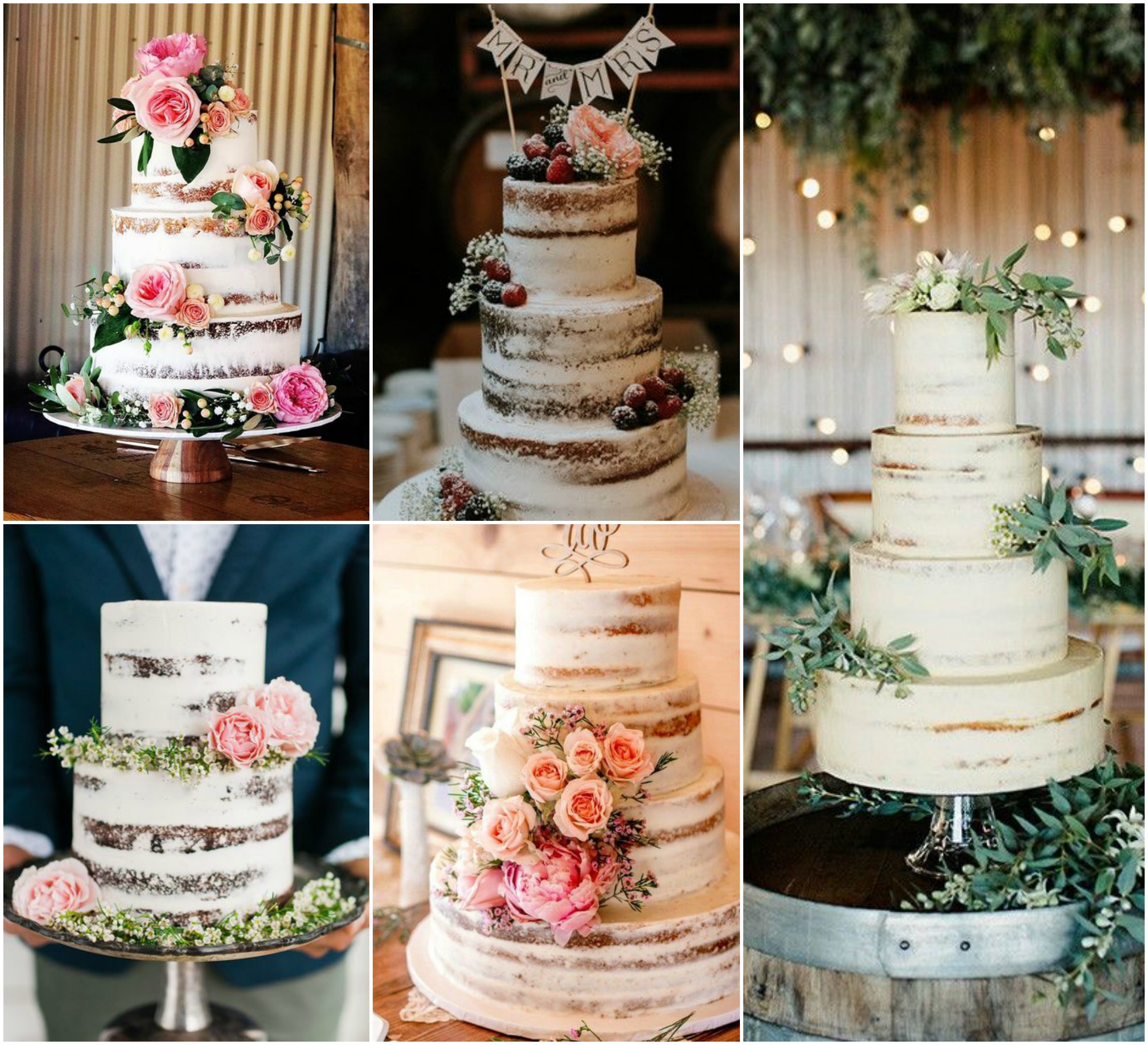 Naked Cake espatulado é tendência para casamento em 2017