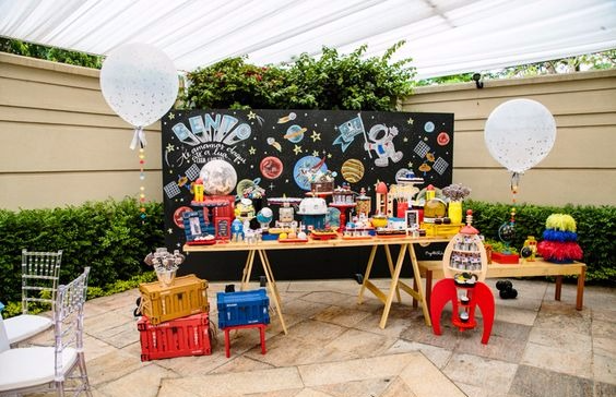 Tema de festa infantil astronauta