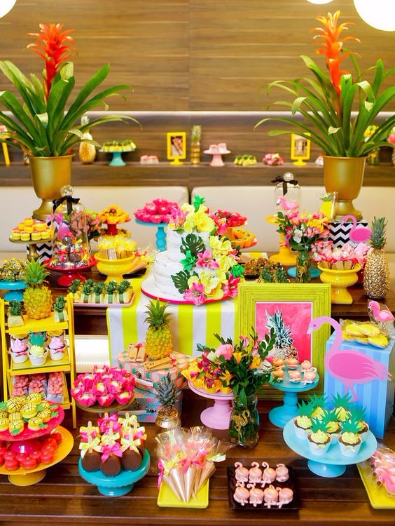 Tema tropical para festa infantil 