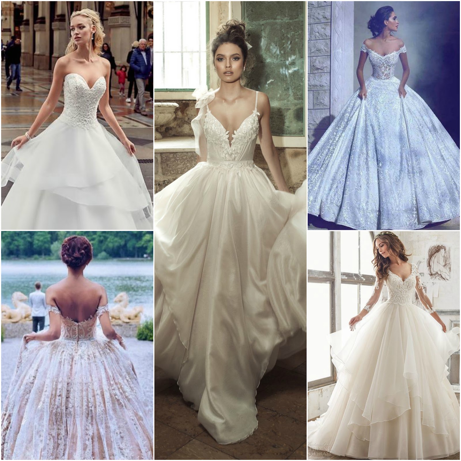 Modelos de vestido de noiva com corte de princesa