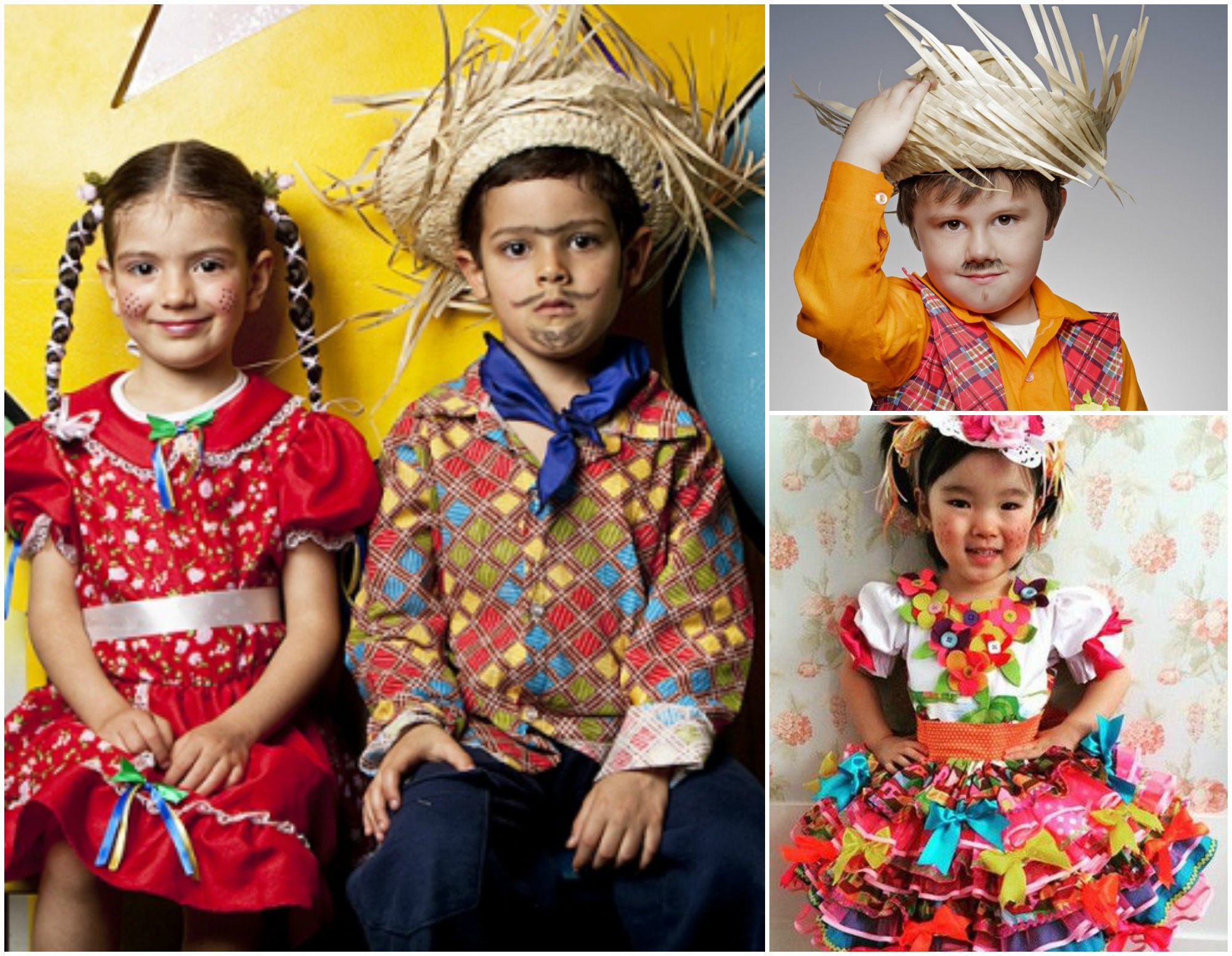 Trajes de festa junina infantil