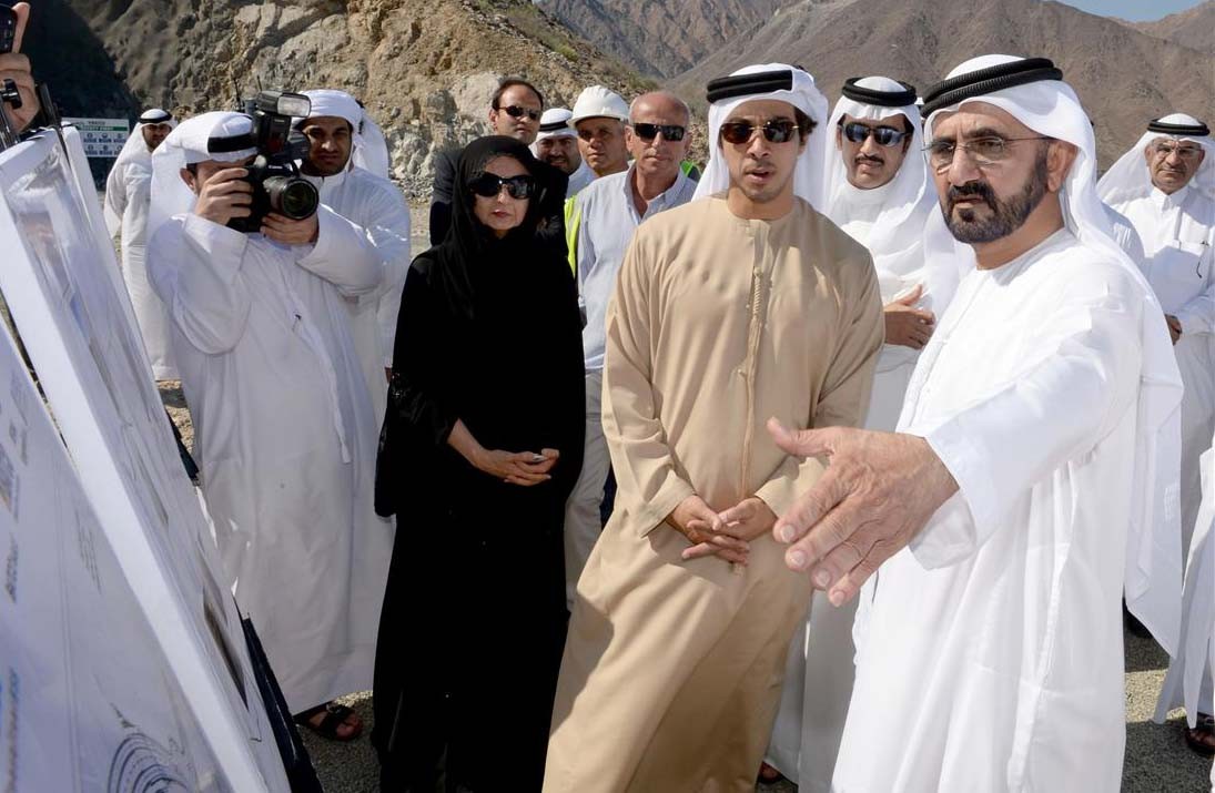 Sheik Mohammed bin Zayed Al Nahyan e a Princesa Salama