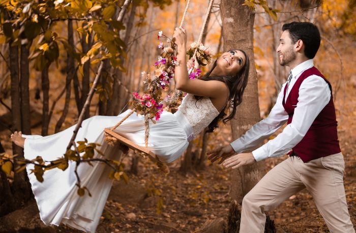 Ideias criativas para álbuns de casamento