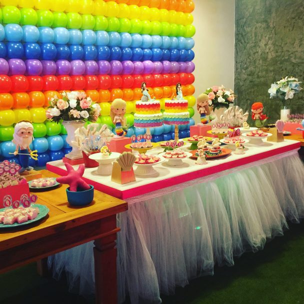 Temas de festas incríveis: arco-íris