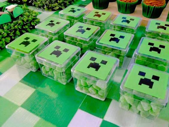 Temas de festas incríveis: Minecraft