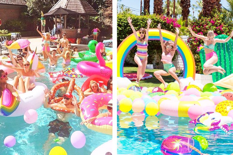 Temas de festas incríveis: festa na piscina