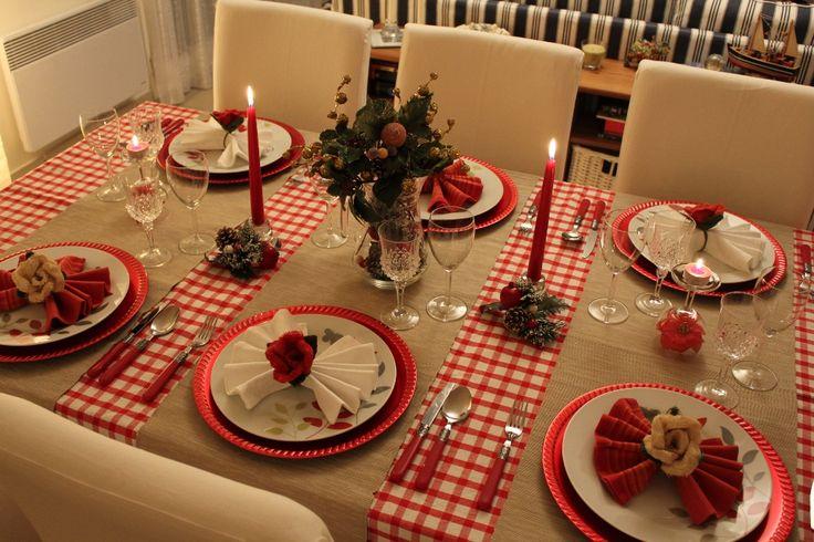 Ideias para decoração de mesa de Natal