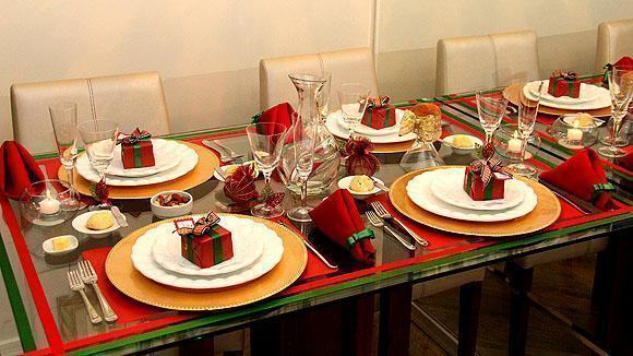 Ideias para decoração de mesa de Natal