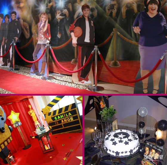 Temas de eventos incríveis: Festa Red Carpet