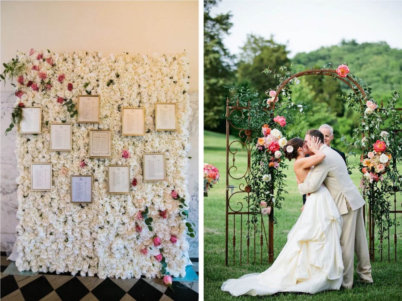 6 dicas de backdrops de casamento incríveis