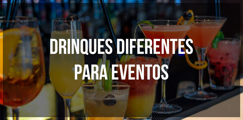 Drinques diferentes para eventos