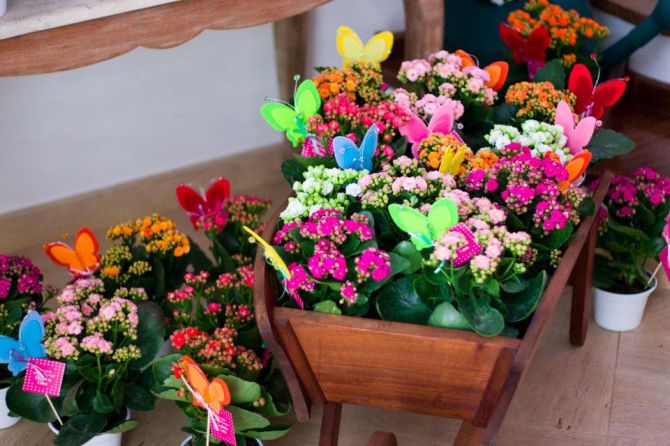 Lembrancinha de Festa primavera