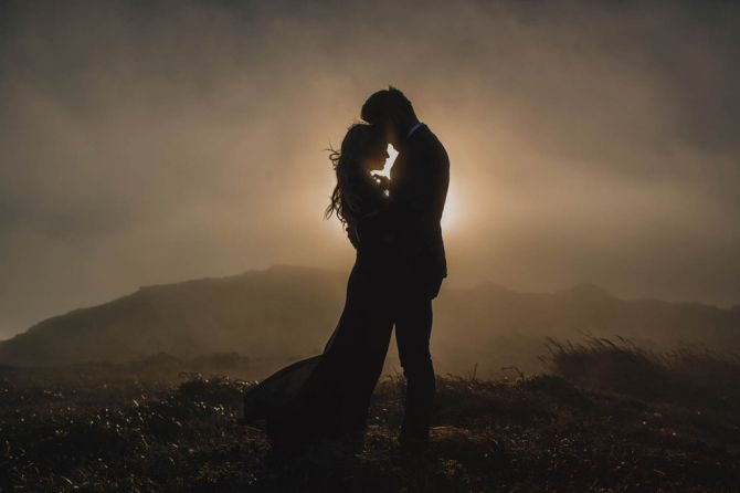 Ideias Book de Casamento Em frente ao sol