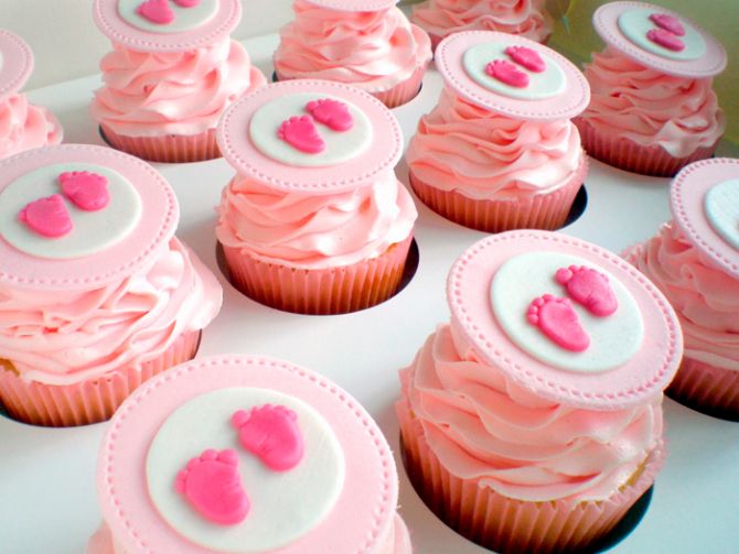 Lembrancinhas de maternidade: Cupcake