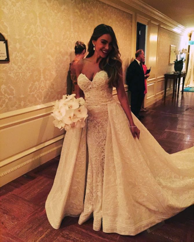 Sofia Vergara, vestidos de noiva famosas