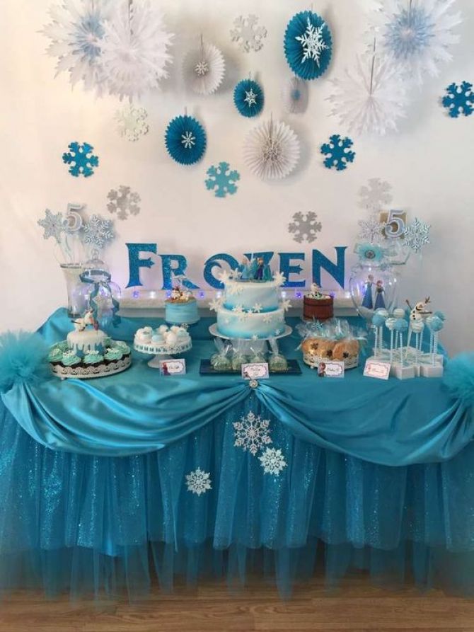 Tema de aniversário infantil: Frozen