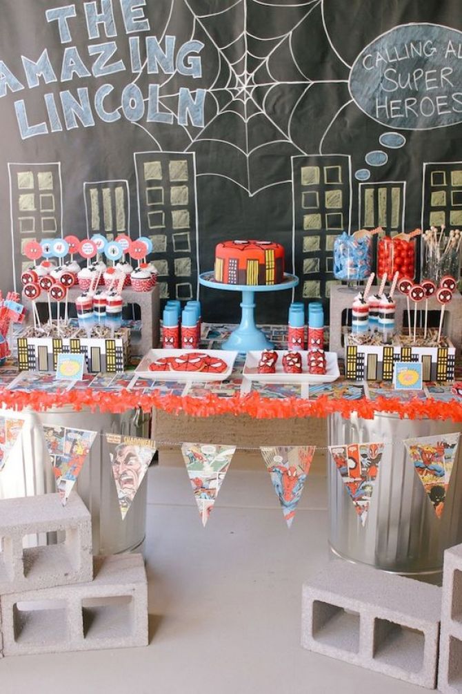 Tema de decoração infantil: Homem Aranha