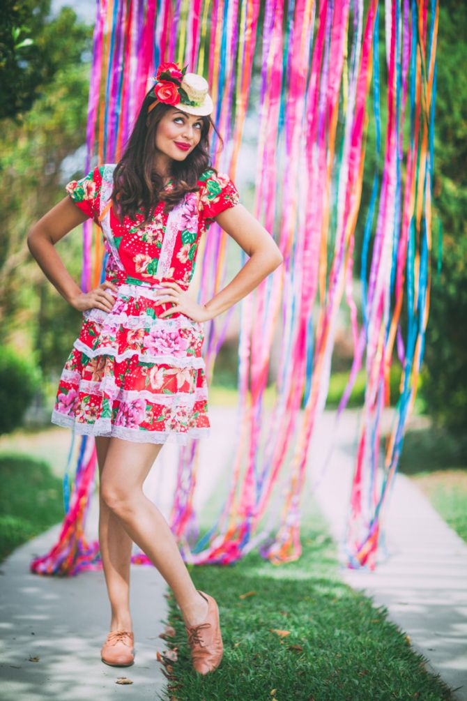 vestido para o arraiá de festa junina