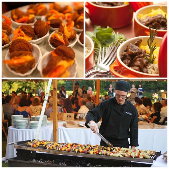 Escondinho e churrasco para o cardápio de casamento